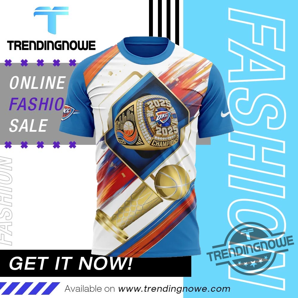 "Celebrate Oklahoma City Thunder 2025 NBA Finals Champions with Exclusive Shirts" 4 Oklahoma City Thunder Nba Finals 2025 Champions Shirt