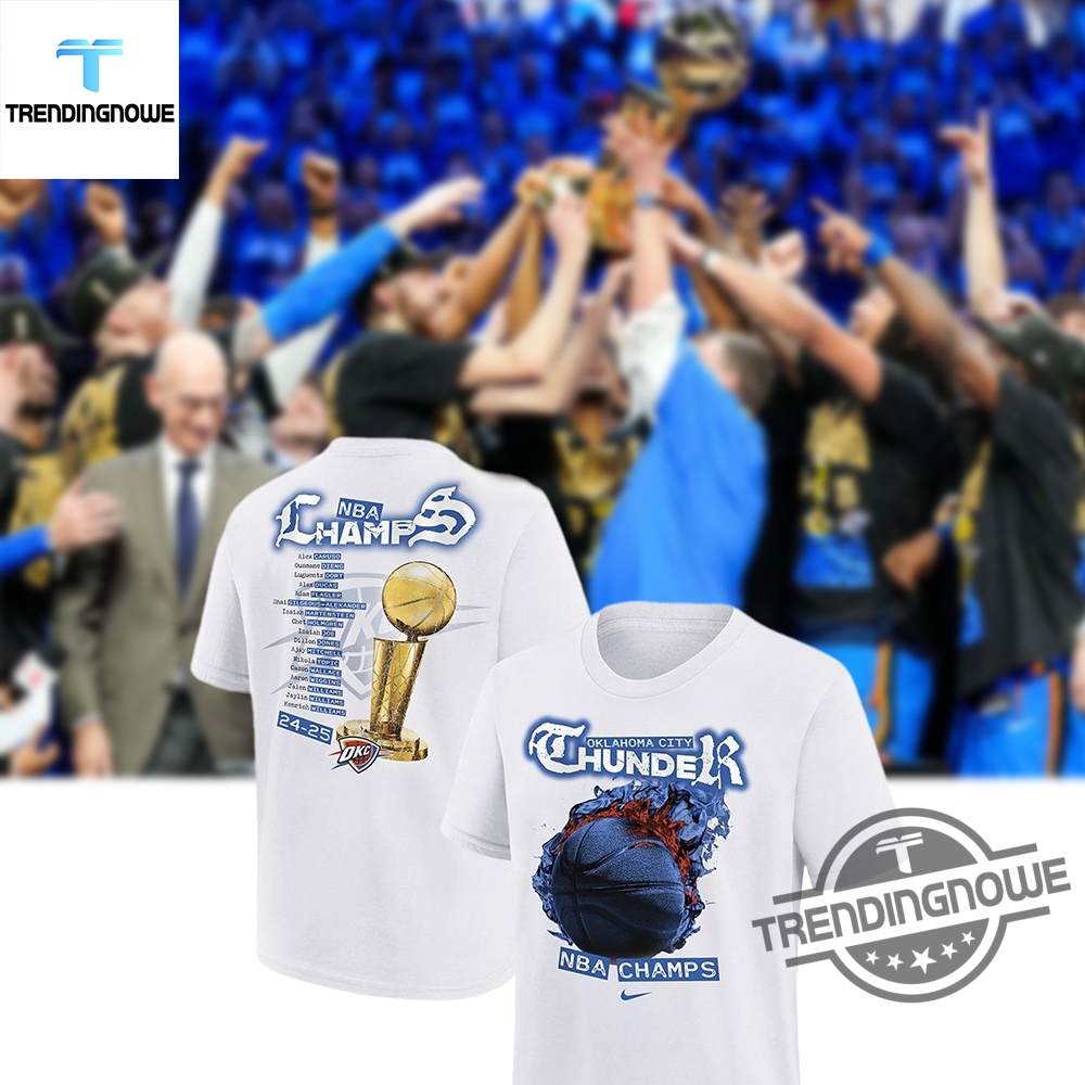 Oklahoma City Thunder 2025 Nba Finals Champions Parade Shirt 6 Oklahoma City Thunder 2025 NBA Finals Champions Parade Shirt
