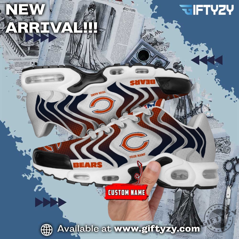 Nfl Chicago Bears Ultra Custom Name Nike Air Max Plus Sneakers Shoes 3 NFL Chicago Bears Ultra Custom Name Nike Air Max Plus Sneakers Shoes
