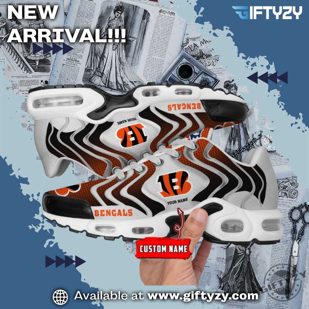Nfl Cincinnati Bengals Ultra Custom Name Nike Air Max Plus Sneakers Shoes 3 NFL Cincinnati Bengals Ultra Custom Name Nike Air Max Plus Sneakers Shoes