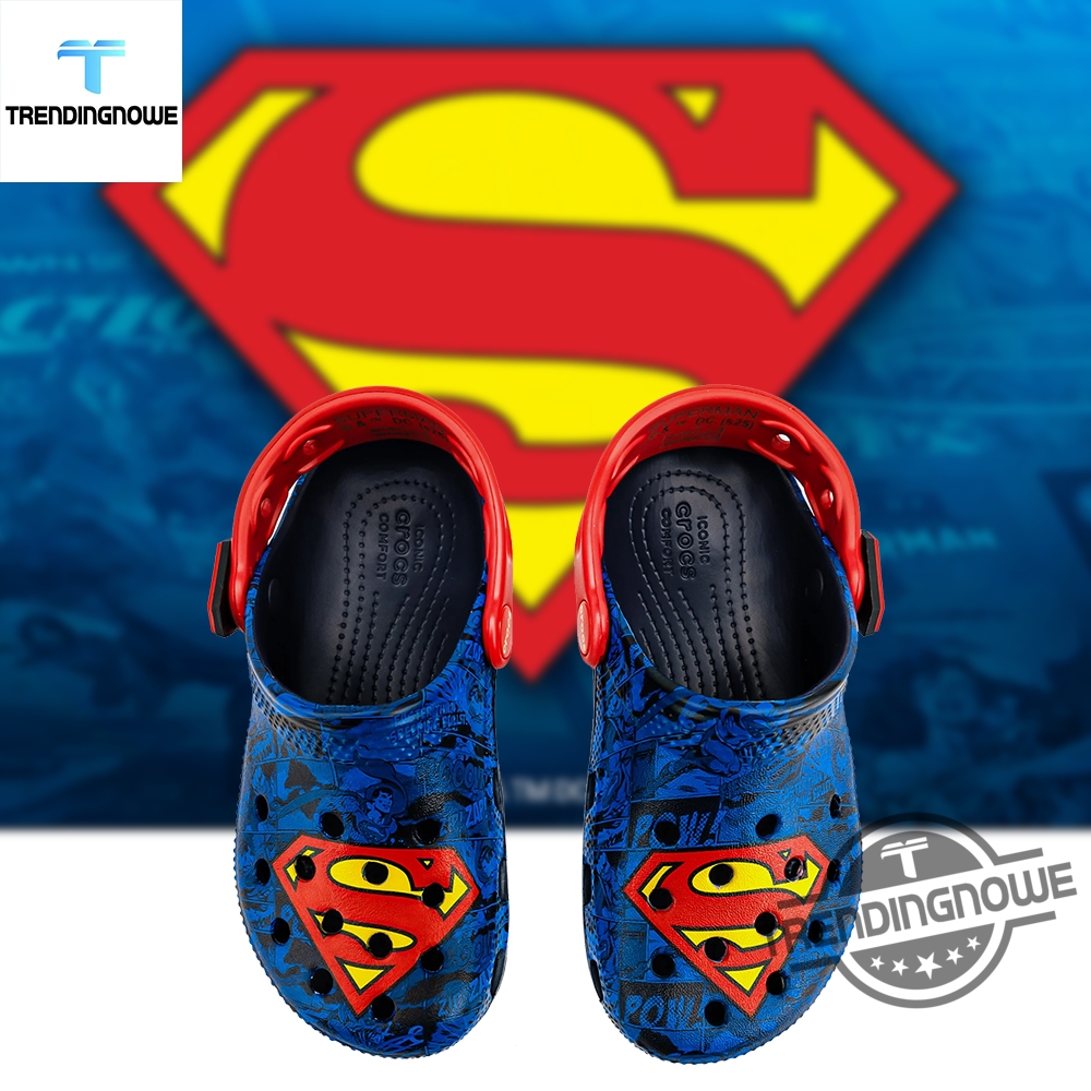 DC Comics Superman Logo Crocs 7 DC Comics Superman Logo Crocs