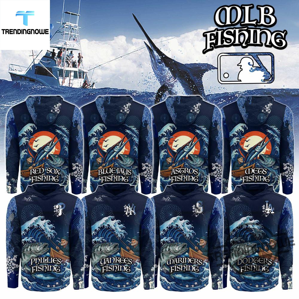 Mlb Wave Hunter Fishing 2025 Hoodie trendingnowe 3