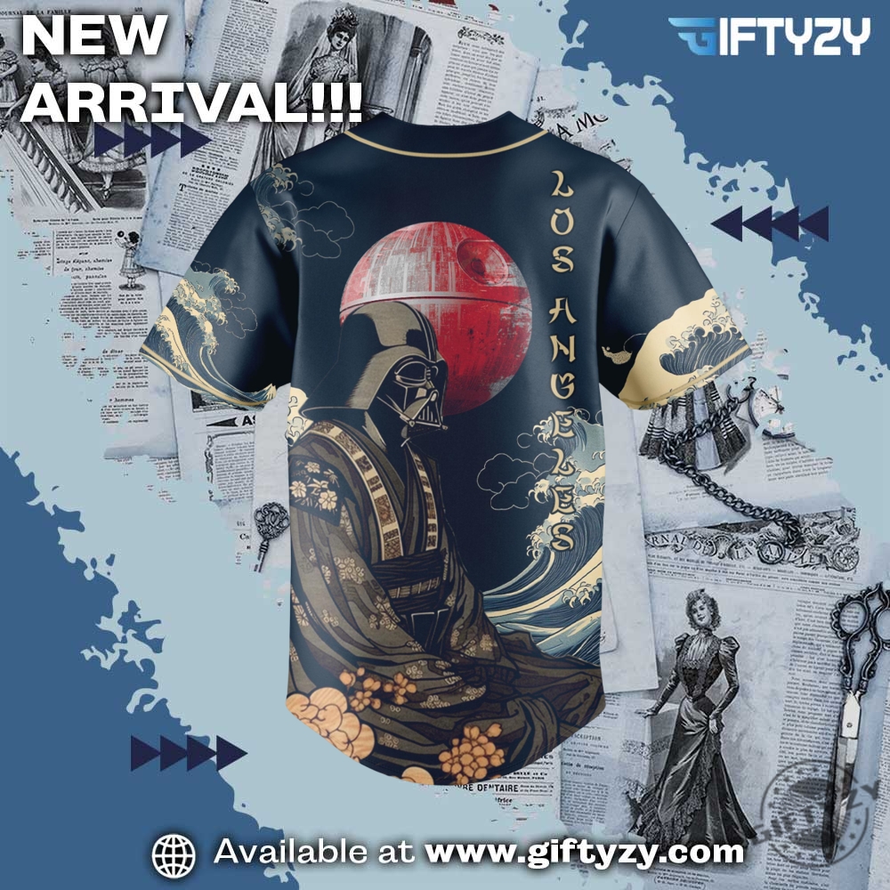 Star Wars Lord Darth Vader La Angels 2025 Japan Edition Jersey 5 Star Wars Lord Darth Vader LA Angels 2025 Japan Edition Jersey
