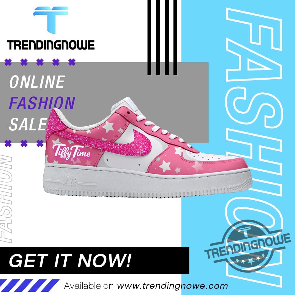 Limited Edition Wwe Tiffany Stratton Tiffy Time Air Force 1 Sneakers