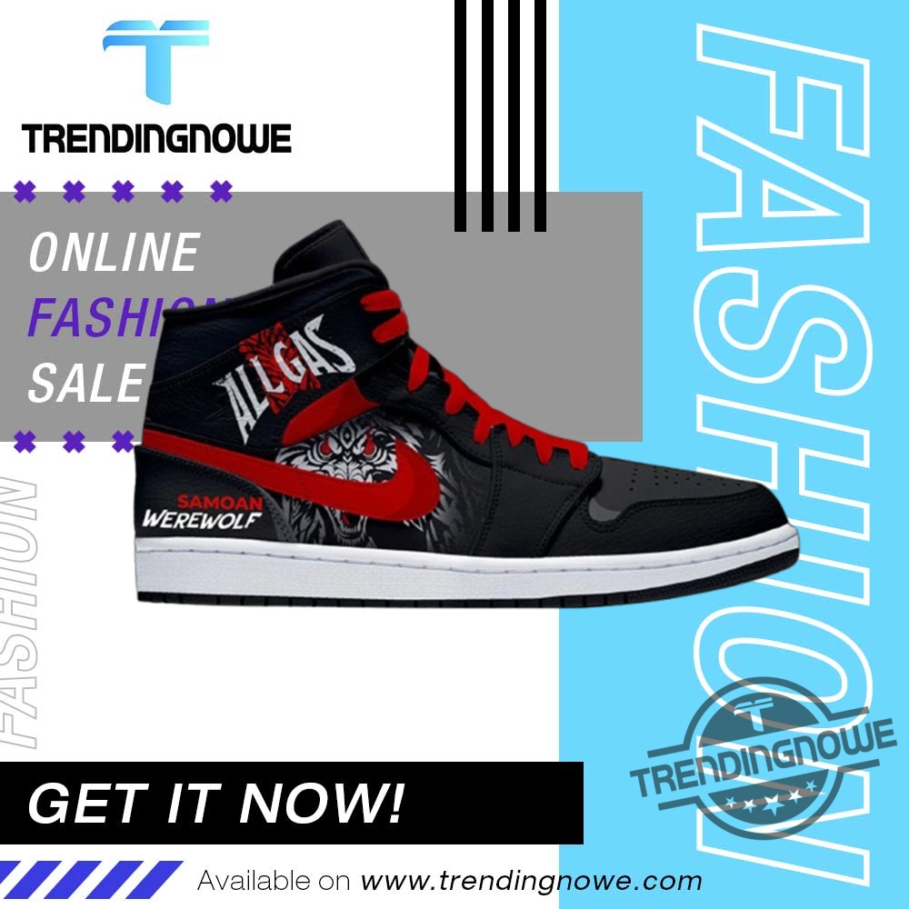 WWE Jacob Fatu Air Jordan 1 Sneakers 5 WWE Jacob Fatu Air Jordan 1 Sneakers