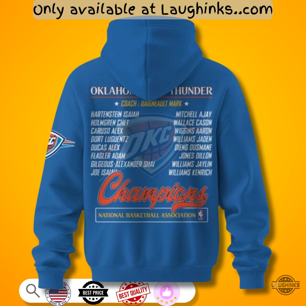 2025 Okc Oklahoma City Thunder National Basketball Association Finals Hoodie 3 2025