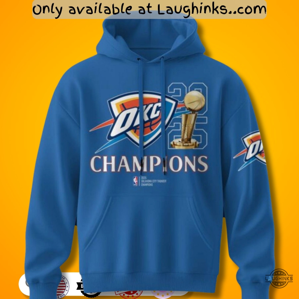 2025 Okc Oklahoma City Thunder National Basketball Association Finals Hoodie 4 2025