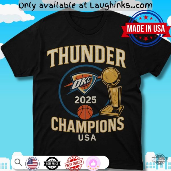 okc thunder 2025 champions nba finals shirt oklahoma city thunder victory tee