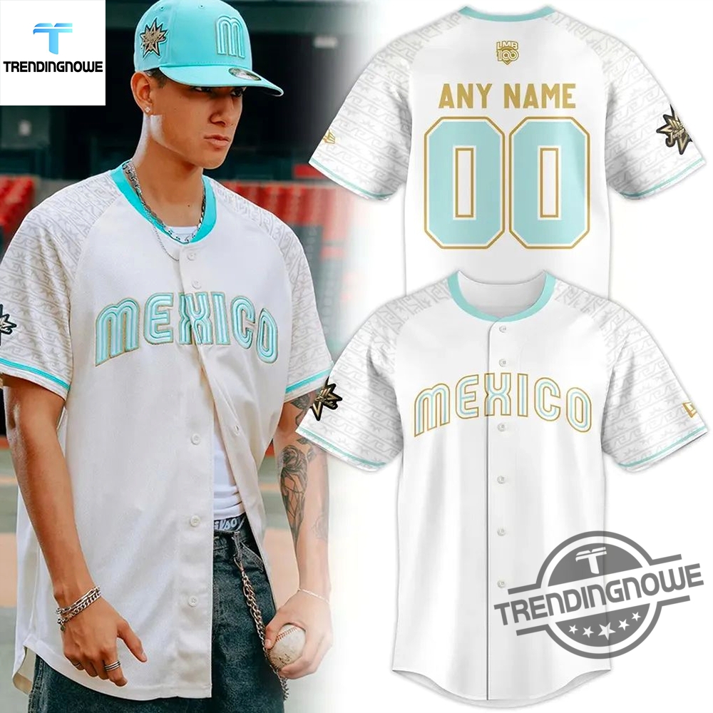 Mexican National Team League All Star Game 2025 Baseball Jersey trendingnowe 3