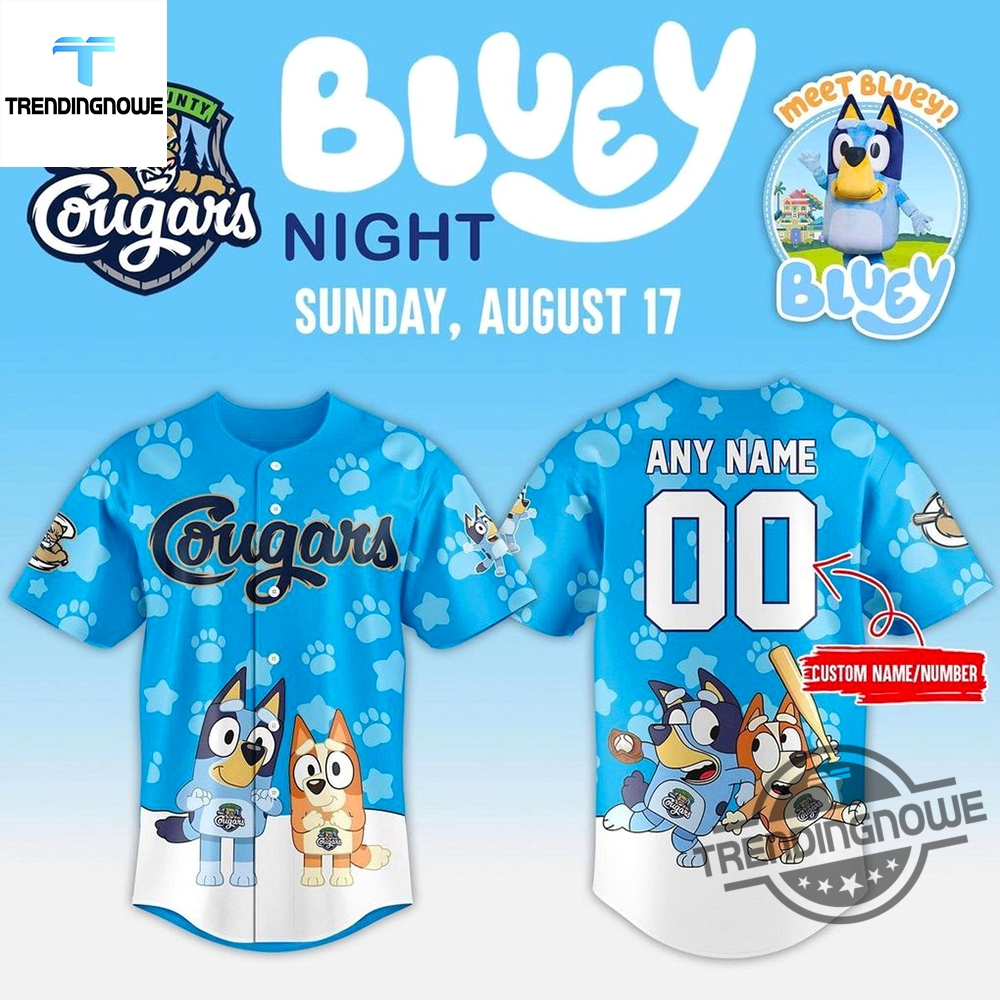 Kane County Cougars Bluey 2025 Jersey trendingnowe 3