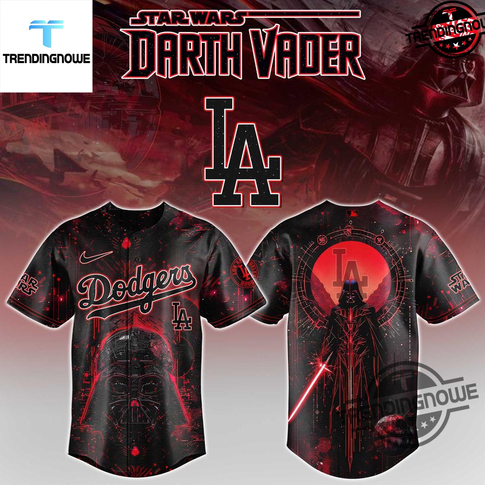 "Top 2025 Baseball Jerseys: Mexican Stars, LSU Tigers, and More!" 10 Los Angeles Dodgers Star Wars Darth Vader 2025 Baseball Jersey