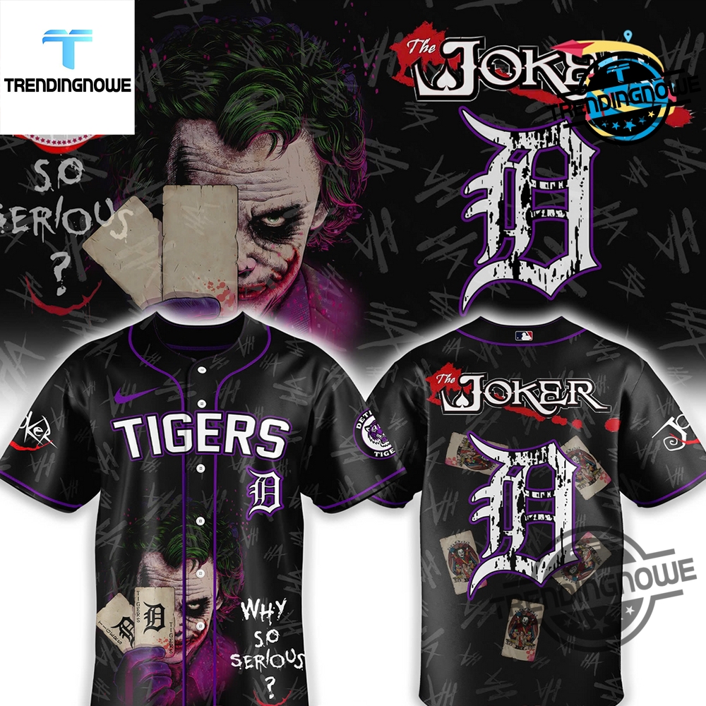 "Top 2025 Baseball Jerseys: Mexican Stars, LSU Tigers, and More!" 13 Detroit Tigers The Joker Mlb Baseball Jersey