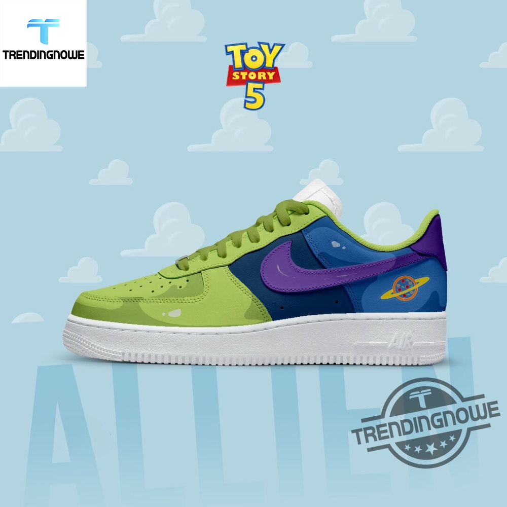 Toy Story Little Green Aliens Air Force 1 Shoes 6 Toy Story Little Green Aliens Air Force 1 Shoes