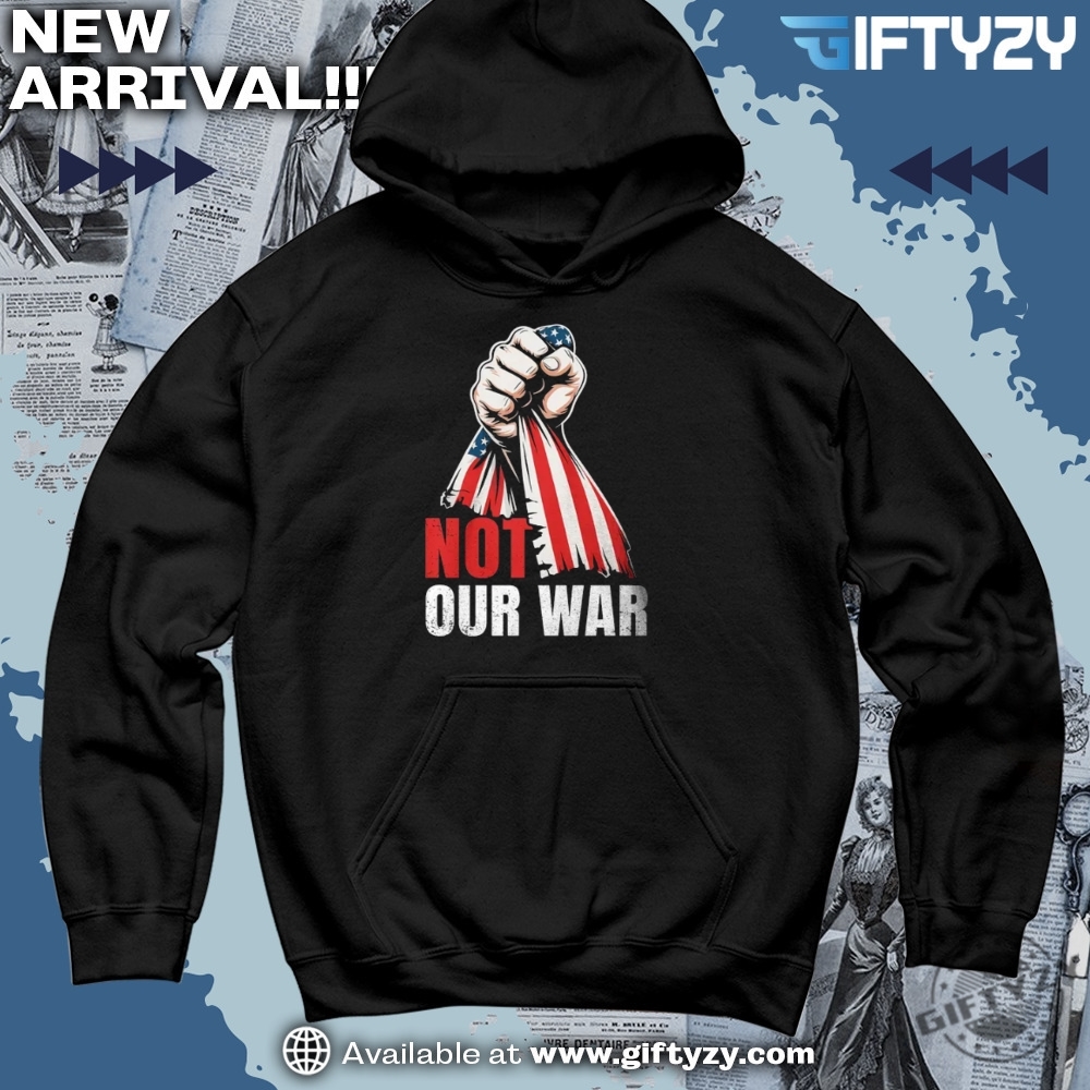 Red White and Blue Tee, Stars Stripes And Equal Rights Shirt 10 Not Our War Antiwar Shirt