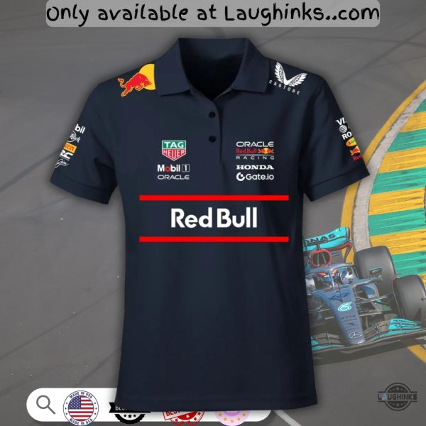 red bull racing f1 3d polo shirt 2025