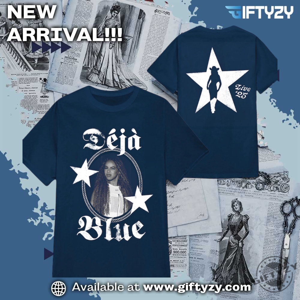 Music Summer Vibes Shirt 17 Déjà Blue Cowboy Carter Tour Inspired Tshirt