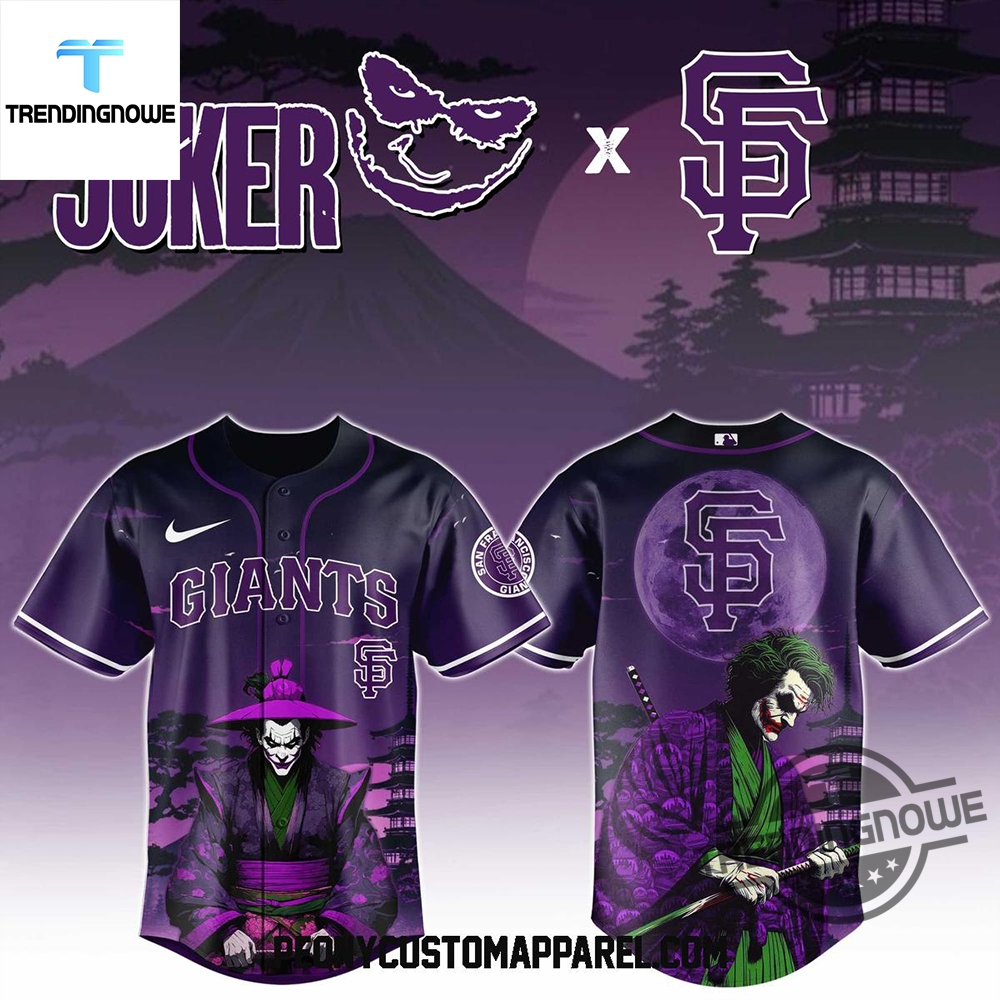 "Top 5 Trending Political and Meme Shirts in 2023 for Fans" 9 San Francisco Giants Dc Joker 2025 Baseball Jersey
