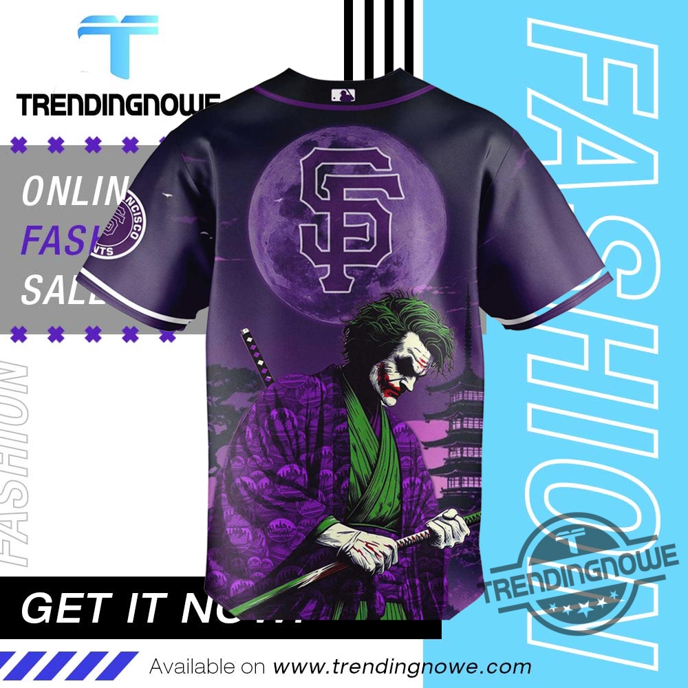 San Francisco Giants Dc Joker 2025 Baseball Jersey 9 San Francisco Giants DC Joker 2025 Baseball Jersey