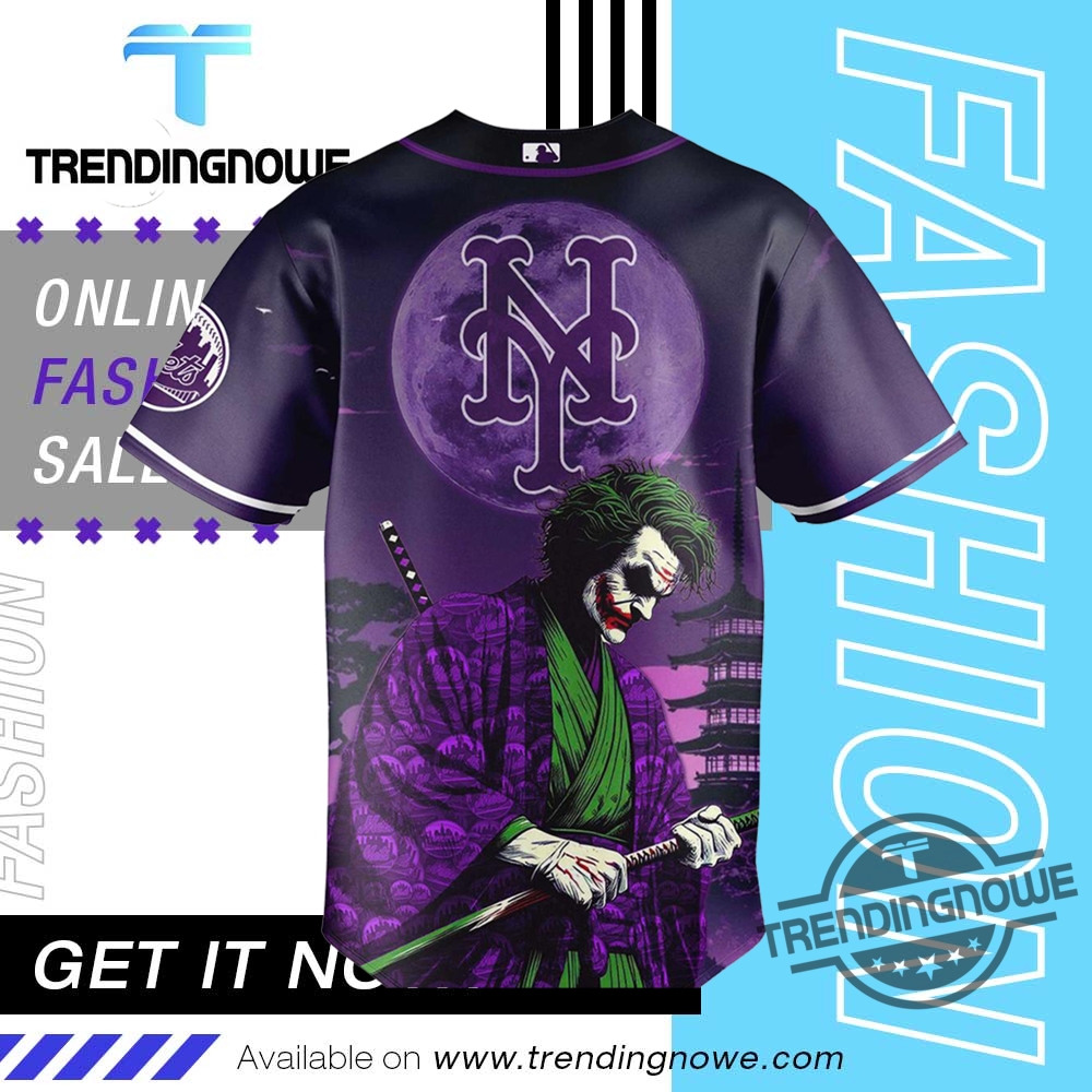 New York Mets Dc Joker 2025 Baseball Jersey 9 New York Mets DC Joker 2025 Baseball Jersey