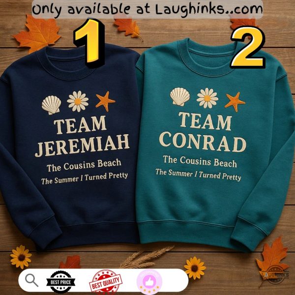 the summer i turned pretty bachelorette embroidered shirt team conrad or jeremiah laughinks 1