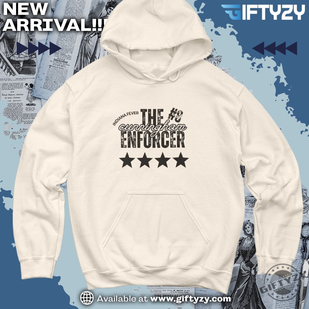 Sophie Cunningham Enforcer Indiana Fever Shirt 3 Sophie Cunningham Enforcer indiana fever shirt
