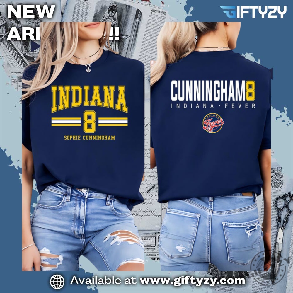Sophie Cunningham 8 Indiana Basketball Shirt 4 Sophie Cunningham 8 Indiana Basketball Shirt