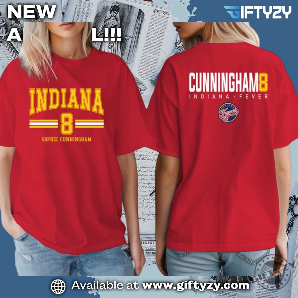 Sophie Cunningham 8 Indiana Basketball Shirt 5 Sophie Cunningham 8 Indiana Basketball Shirt