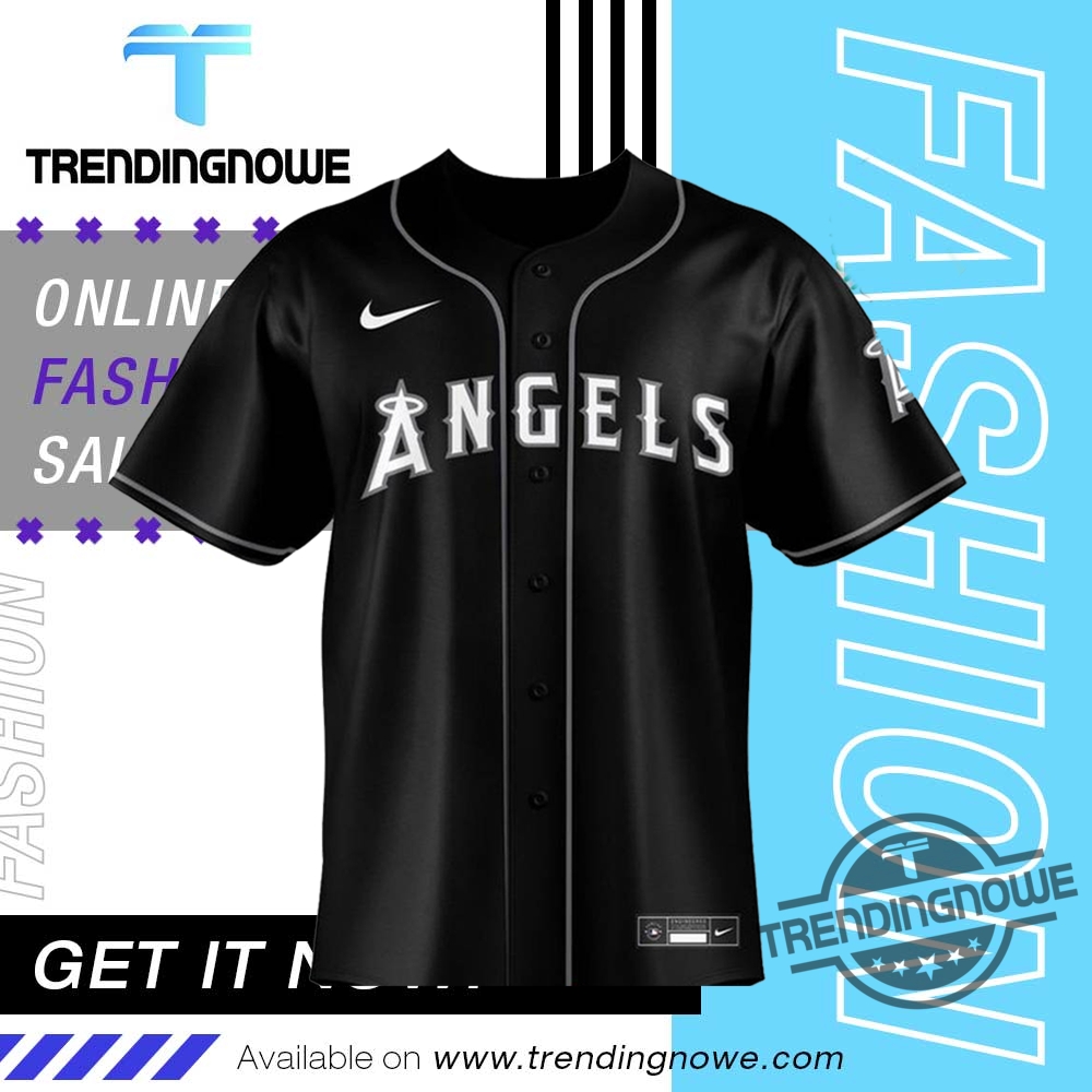 "Top 2025 Minor League Baseball Jerseys: Must-Have Collector's Items" 4 Los Angeles Angels Black Lights Out Baseball Jersey