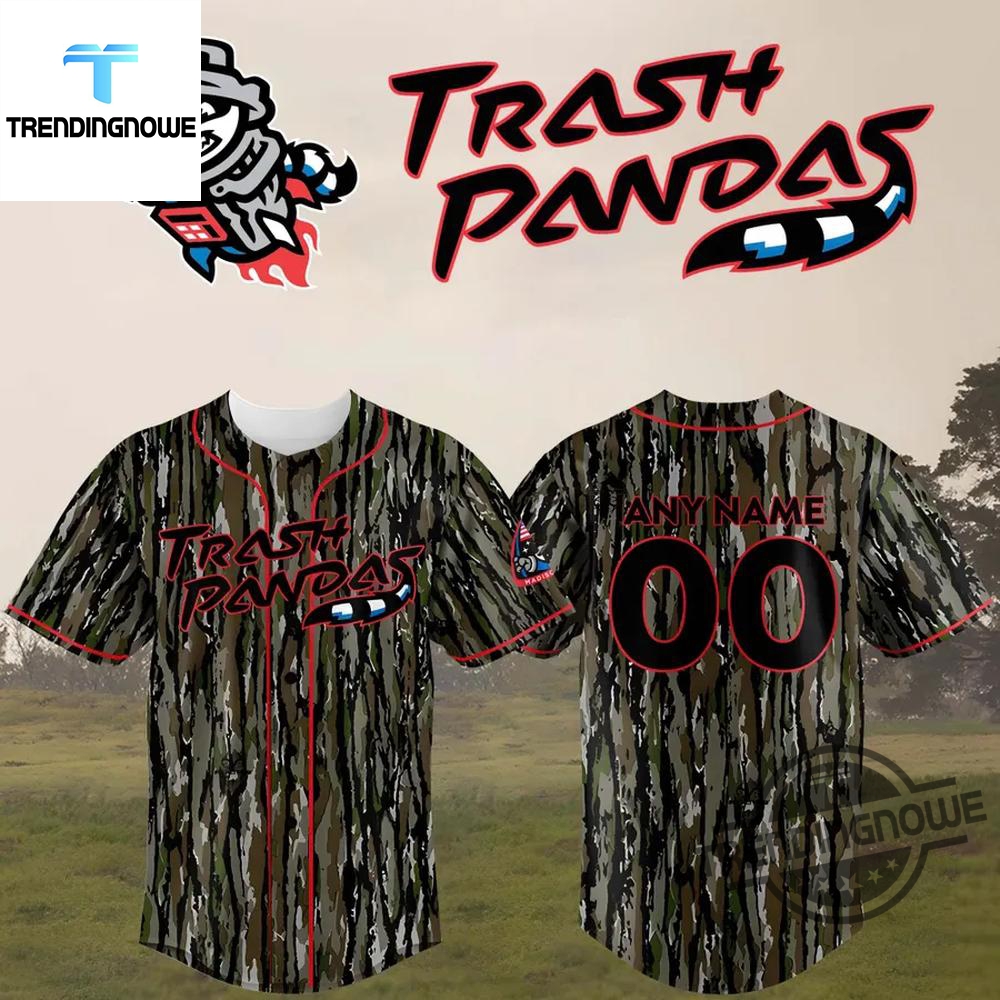Trash Pandas Memorial Day 2025 Camo Baseball Jersey 7 Trash Pandas Memorial Day 2025 Camo Baseball Jersey