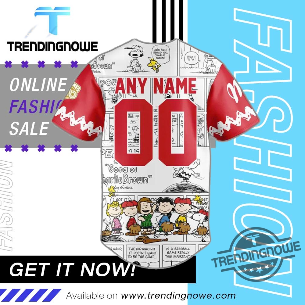 Diablos Rojos Del Mexico Peanuts 2025 Baseball Jersey 8 Diablos Rojos Del Mexico Peanuts 2025 Baseball Jersey