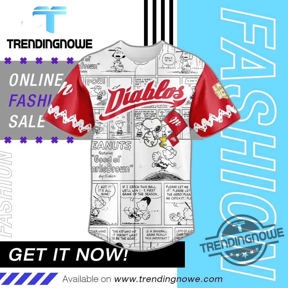 Diablos Rojos Del Mexico Peanuts 2025 Baseball Jersey 9 Diablos Rojos Del Mexico Peanuts 2025 Baseball Jersey
