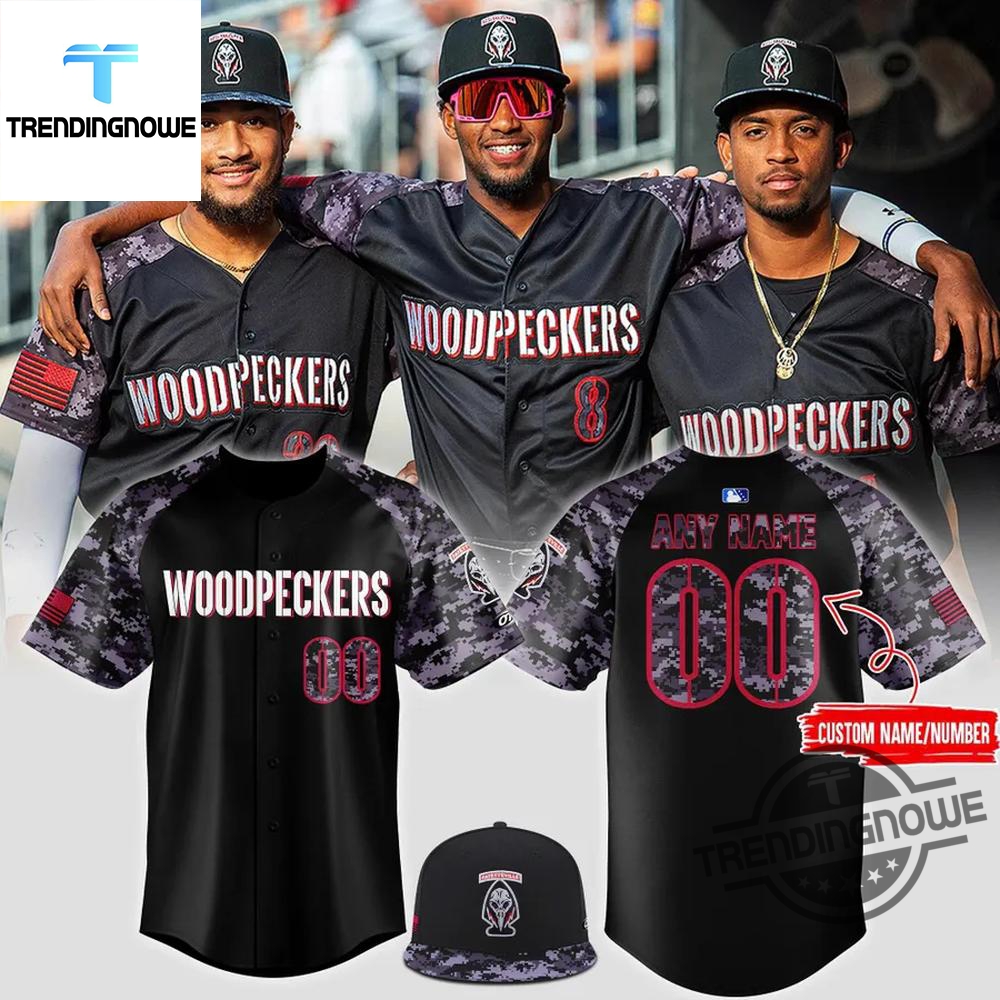 "Top 2025 Minor League Baseball Jerseys: Must-Have Collector's Items" 11 Fayetteville Woodpeckers Black Ops 2025 Baseball Jersey