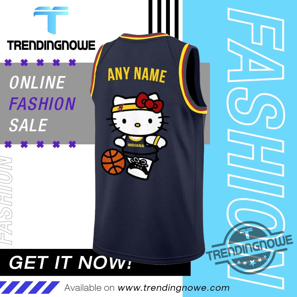 Indiana Fever Hello Kitty 2025 Basketball Jersey 9 Indiana Fever Hello Kitty 2025 Basketball Jersey