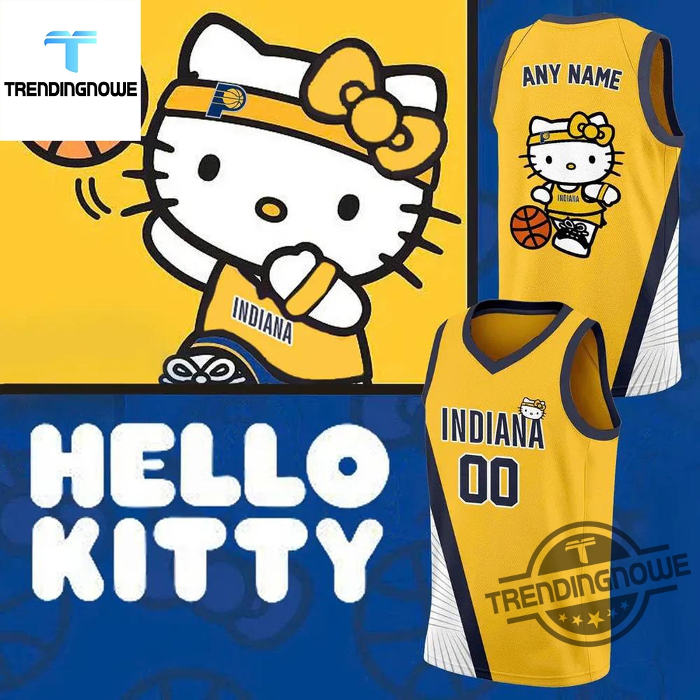 "Top 2025 Minor League Baseball Jerseys: Must-Have Collector's Items" 17 Indiana Pacers Hello Kitty 2025 Basketball Jersey