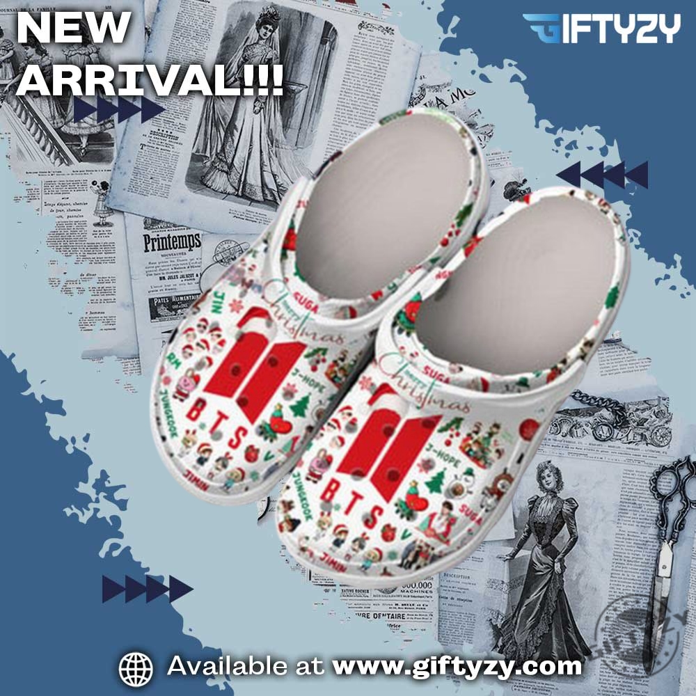 NFL teams, Music Crocs 11 Bts Kpop Merry Christmas With Jin Jungkook V Suga Rm Jhope Jimin Crocs