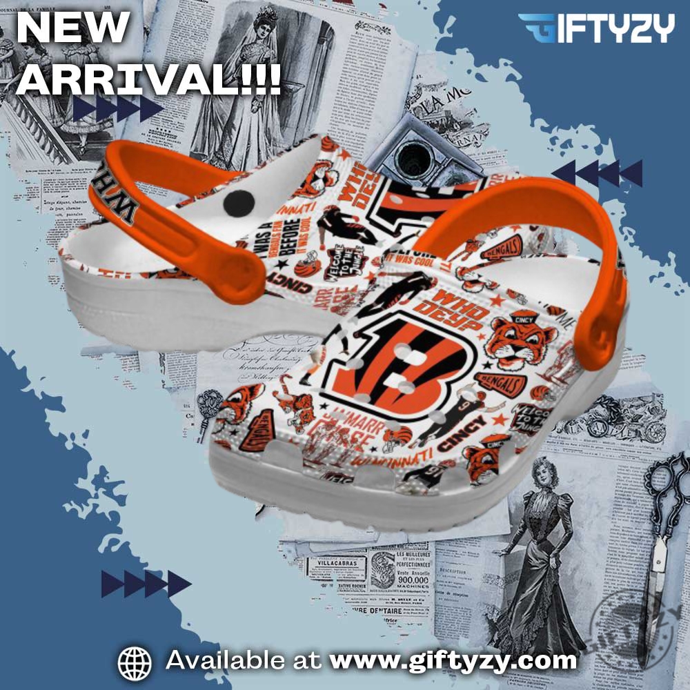 NFL teams, Music Crocs 16 Nfl Team Cincinnati Bengals Who Dey Crocs