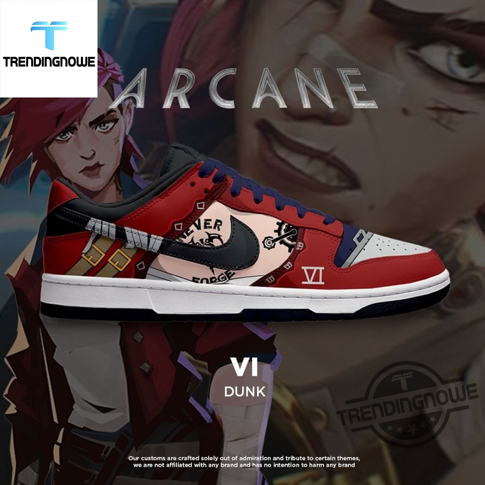 "Stylish League of Legends Arcane Air Jordans and Dunks Collection" 5 League Of Legends Vi Arcane Dunk Low Shoes