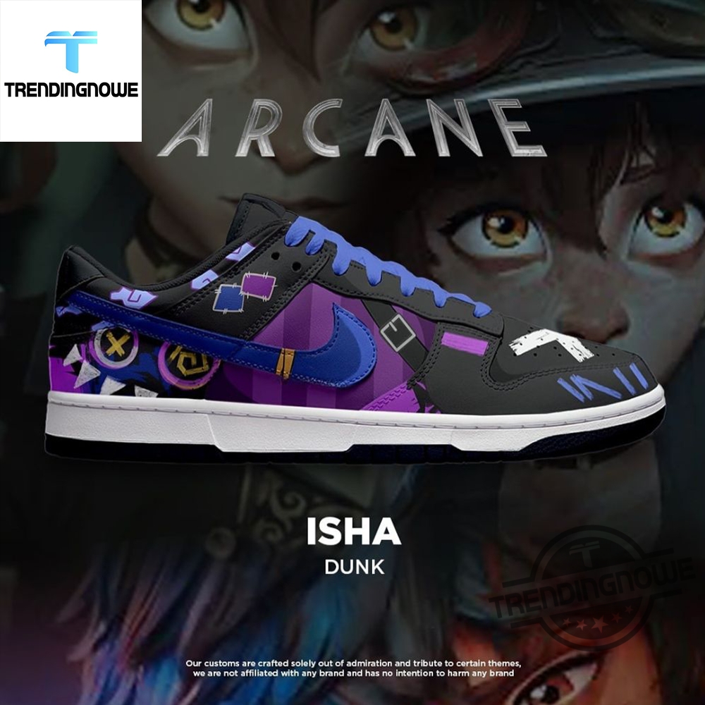 "Stylish League of Legends Arcane Air Jordans and Dunks Collection" 11 League Of Legends Isha Arcane Dunk Low Shoes