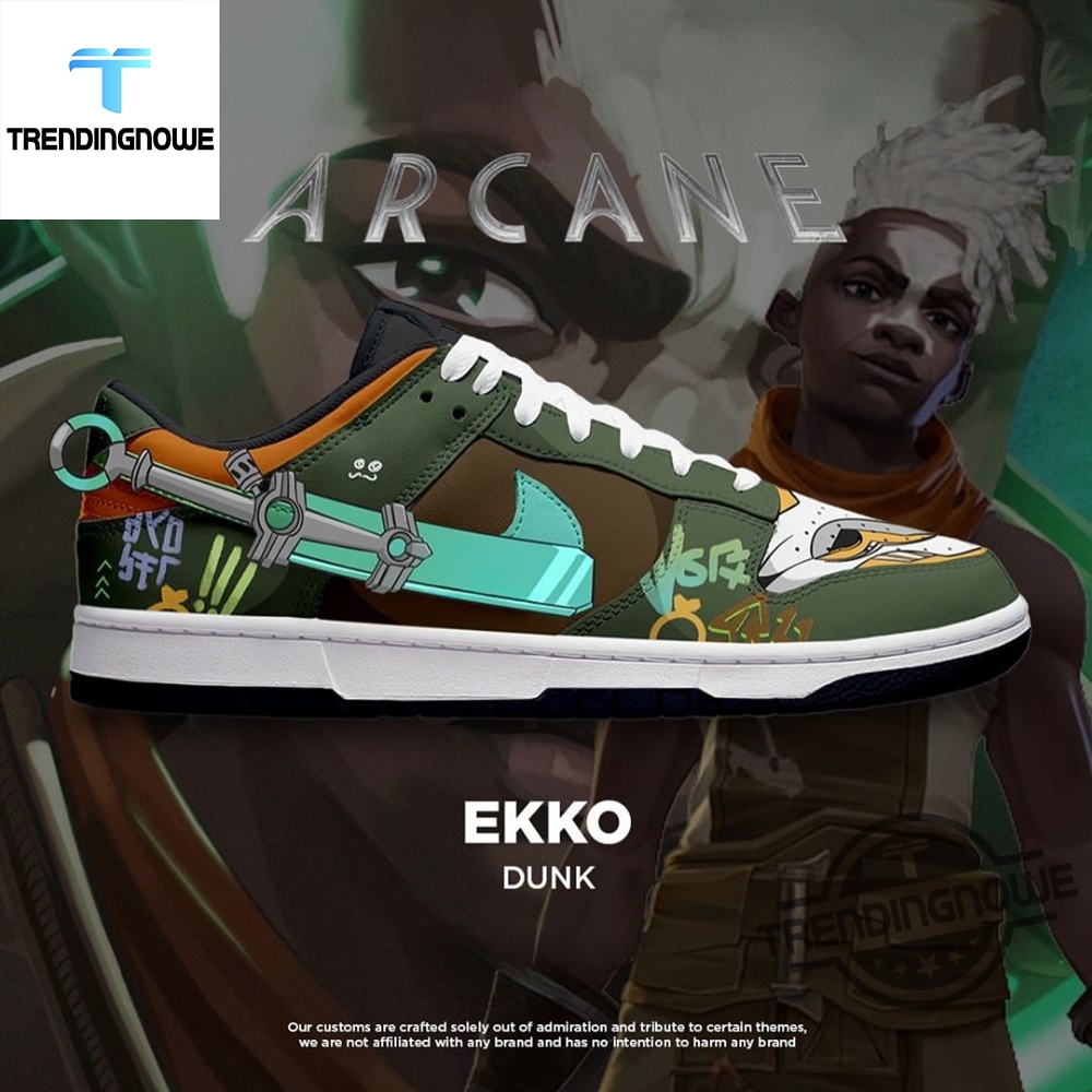 "Stylish League of Legends Arcane Air Jordans and Dunks Collection" 12 League Of Legends Ekko Arcane Dunk Low Shoes