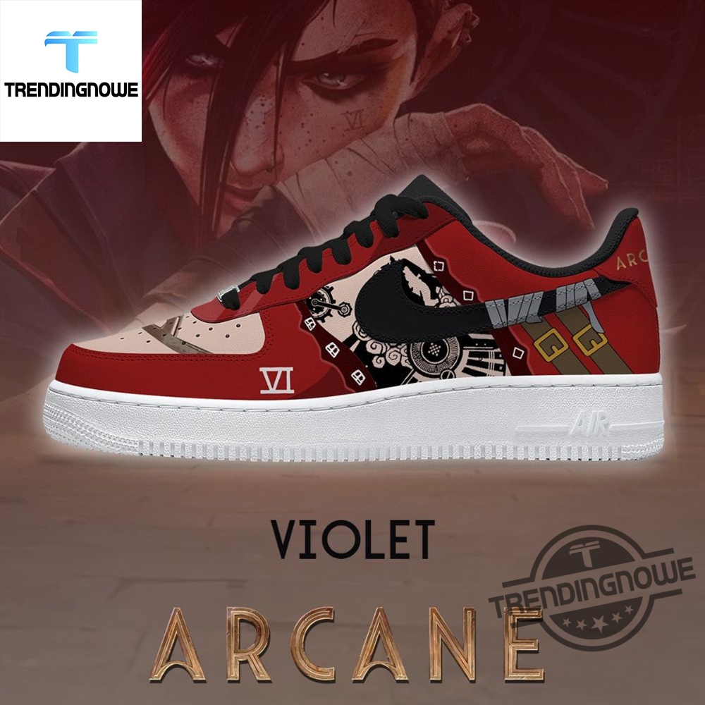 "Stylish League of Legends Arcane Air Jordans and Dunks Collection" 16 League Of Legends Violet Arcane Air Force 1 Shoes
