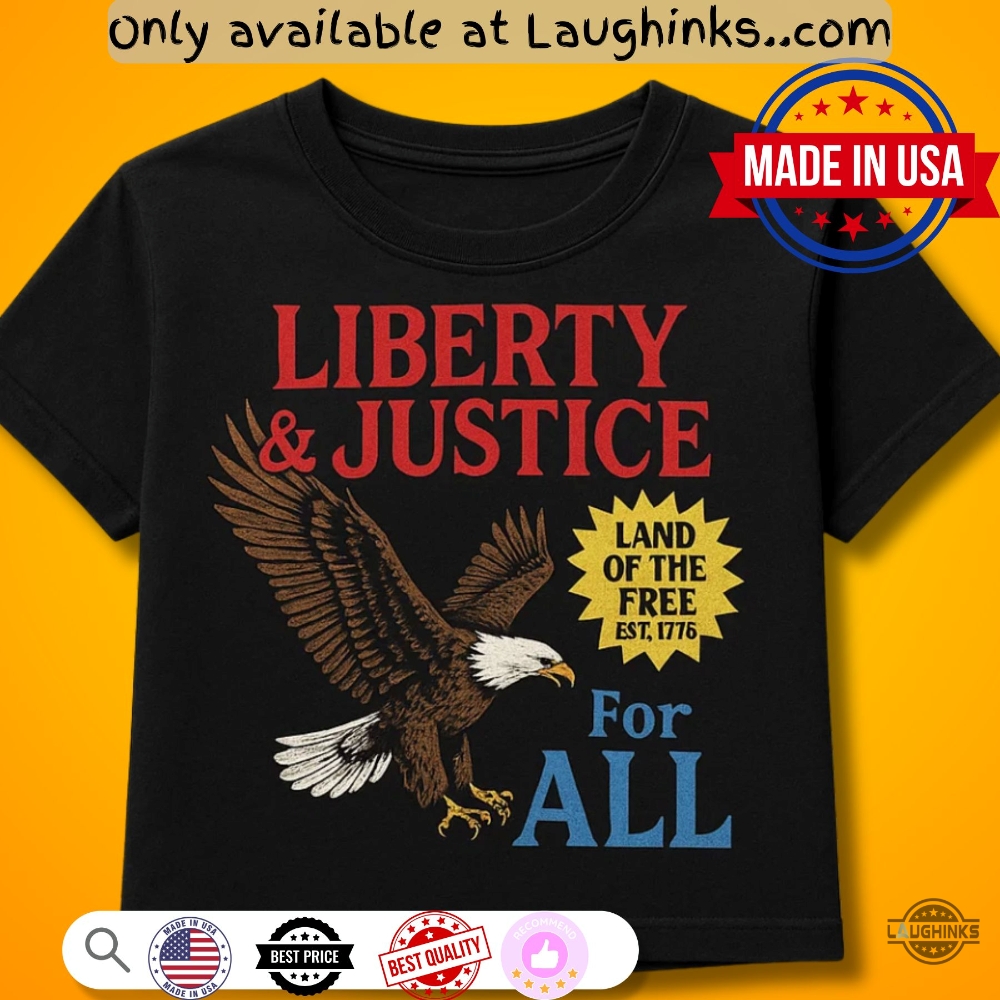 Liberty And Justice For All Baby Tee For Women Statue Of Liberty Aesthetic 4Th Of July Top 5 Liberty And Justice For All Baby Tee for women Statue of Liberty Aesthetic 4th of July Top
