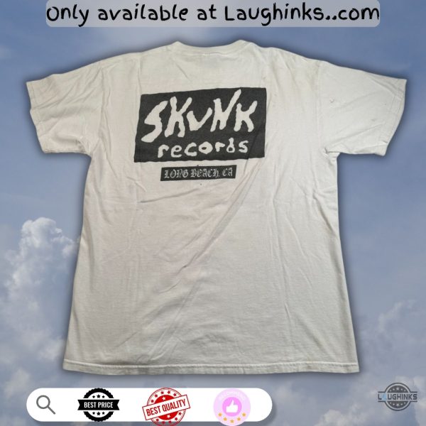 new printed sublime sun skunk records shirt