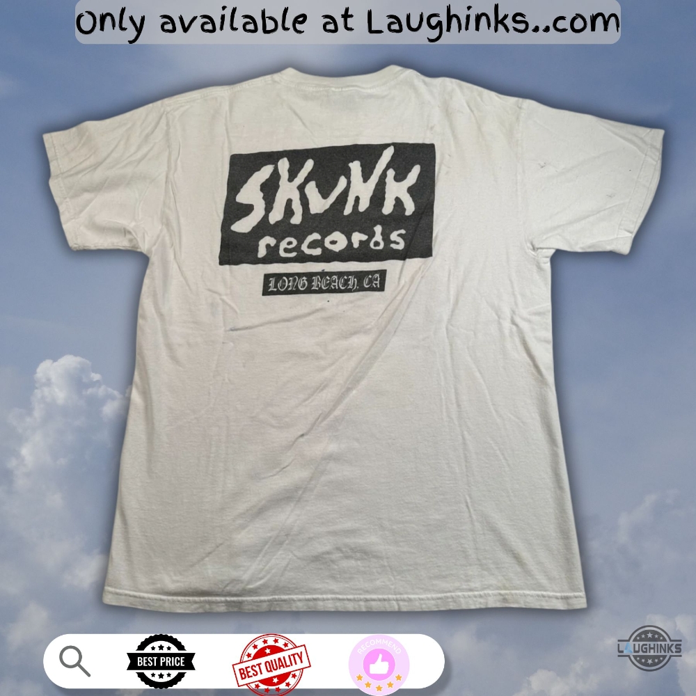New Printed Sublime Sun Skunk Records Shirt 3 New printed Sublime Sun Skunk Records Shirt