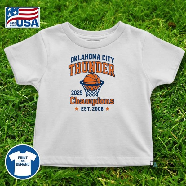 oklahoma city okc thunder champions shirt 2025