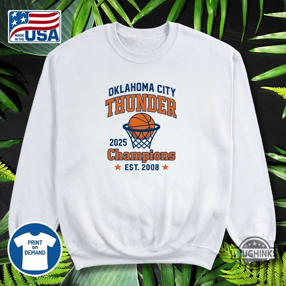 Oklahoma City Okc Thunder Champions Shirt 2025 7 Oklahoma City OKC Thunder Champions Shirt 2025
