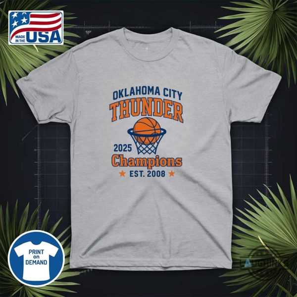 oklahoma city okc thunder champions shirt 2025
