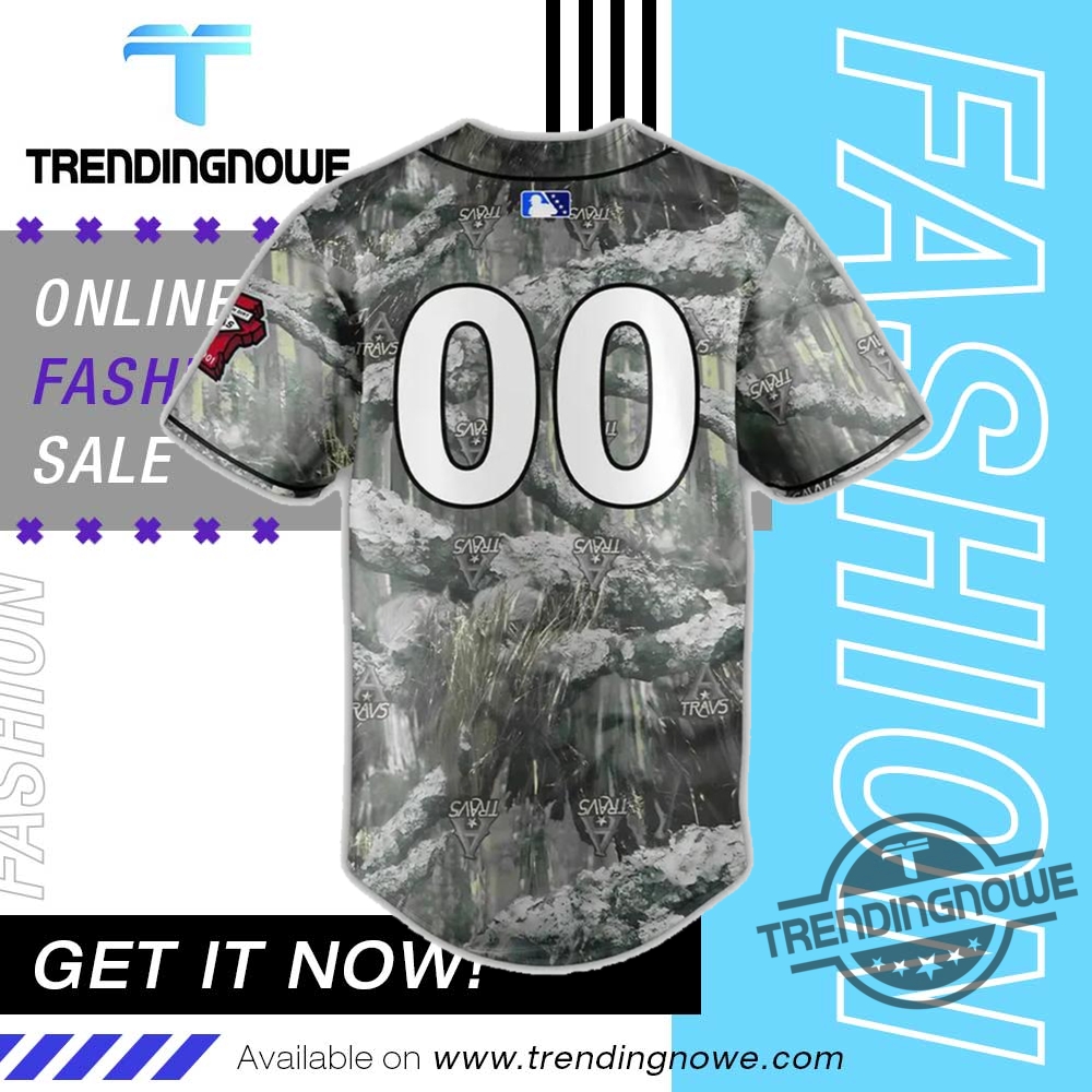 "Top 2025 Trendy Shirts and Jerseys: Unique Styles for All!" 4 Arkansas Travelers Alternate Camo 2025 Baseball Jersey