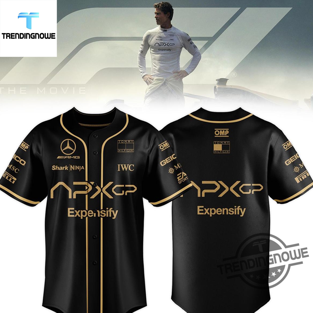 "Top 2025 Trendy Shirts and Jerseys: Unique Styles for All!" 8 F1 Tech Collection The Movie 2025 Apxgp Brad Pitt Baseball Jersey
