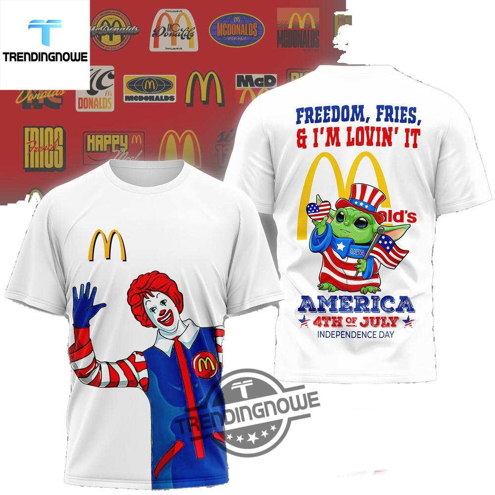 Mcdonalds Baby Yoda Happy Independence Day 2025 Shirt 9 McDonalds Baby Yoda Happy Independence Day 2025 Shirt