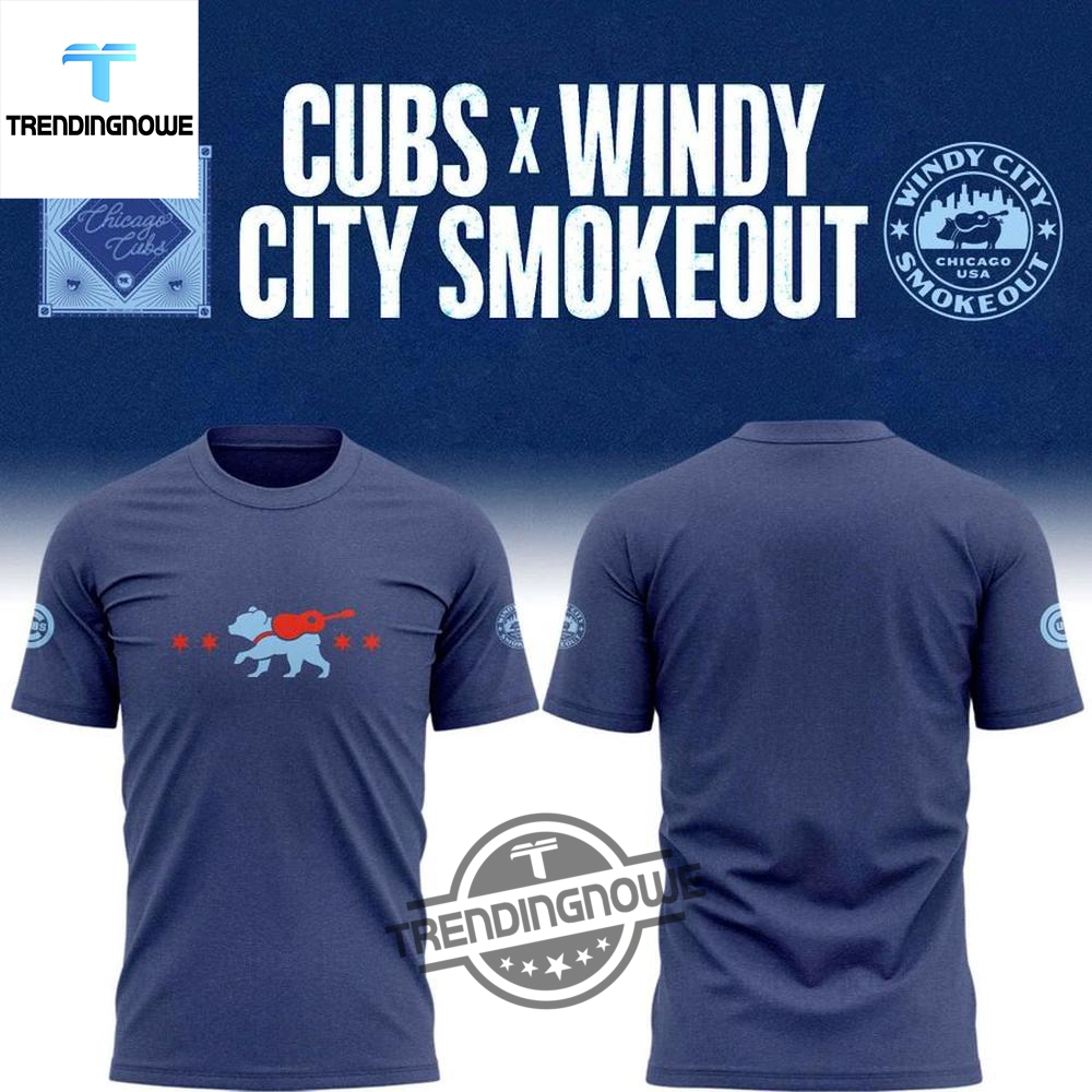 "Top 2025 Champion Shirts: Celebrate with Style and Spirit" 9 Chicago Cubs Windy City Smokeout 2025 Shirt